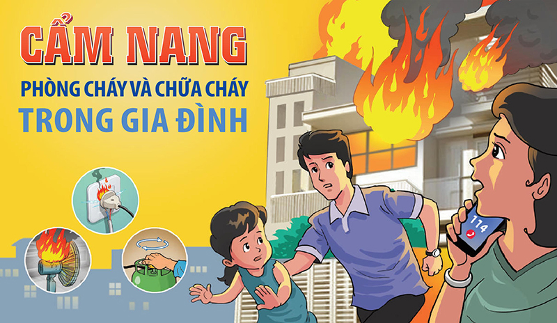 Cẩm nang phòng cháy chữa cháy trong gia đình